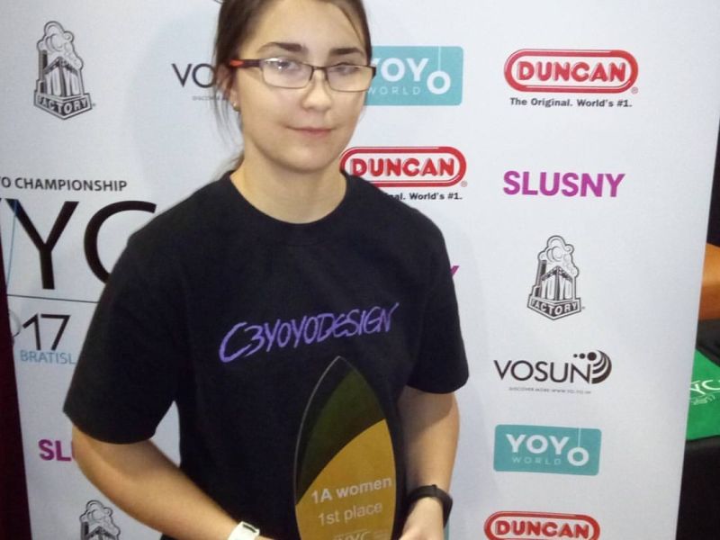 Naše studentka mistryní Evropy v jojování