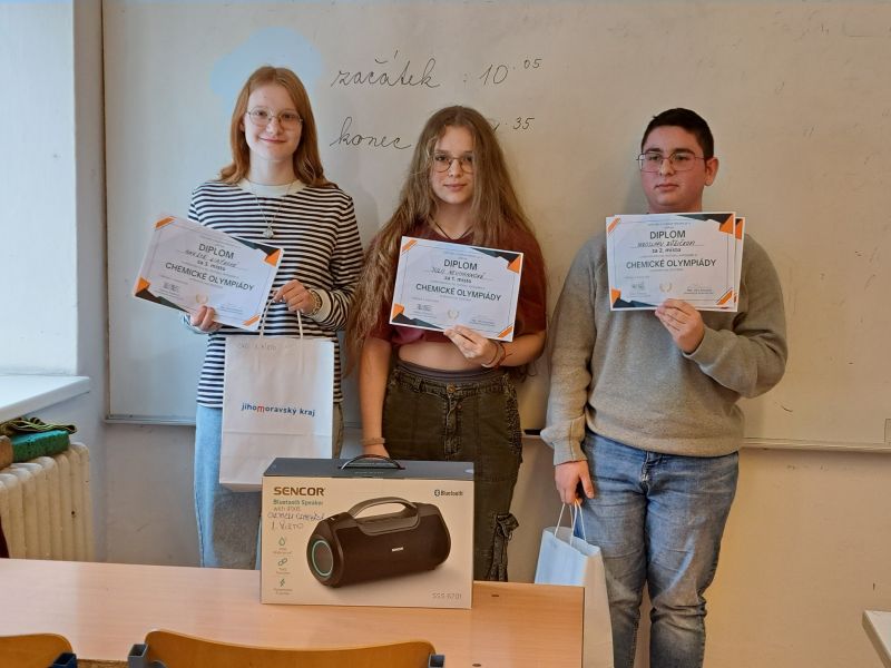 Úspěch na chemické olympiádě