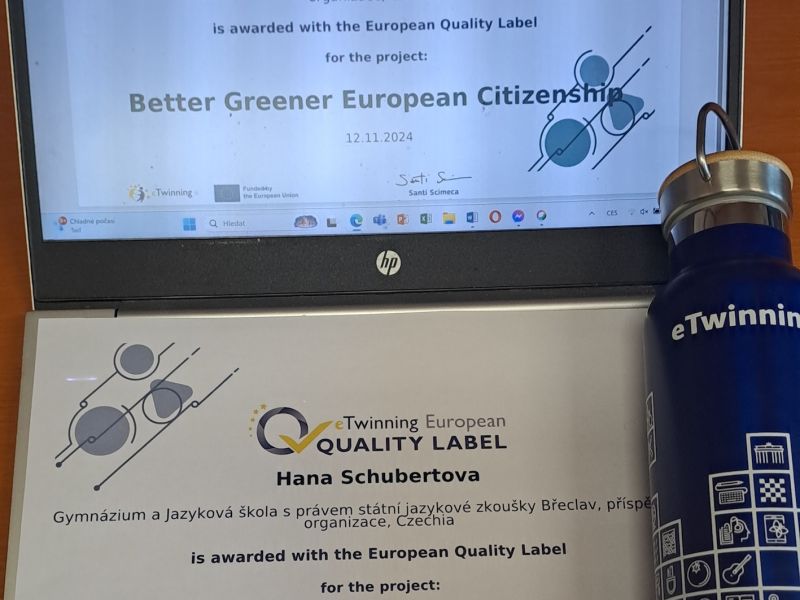 Evropský úspěch našich dvou eTwinningových projektů