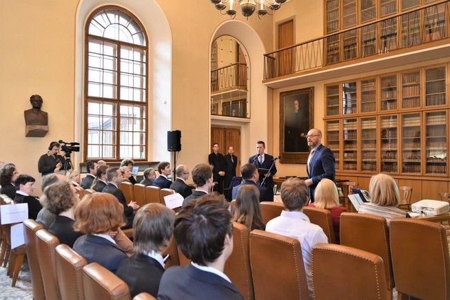 David Kamenský u ministra školství