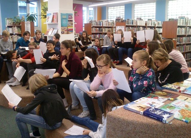 Knihovnická lekce v Městské knihovně Břeclav