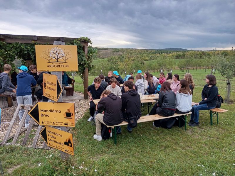 Projekt Koláč přátelství se studenty z Nové Bani