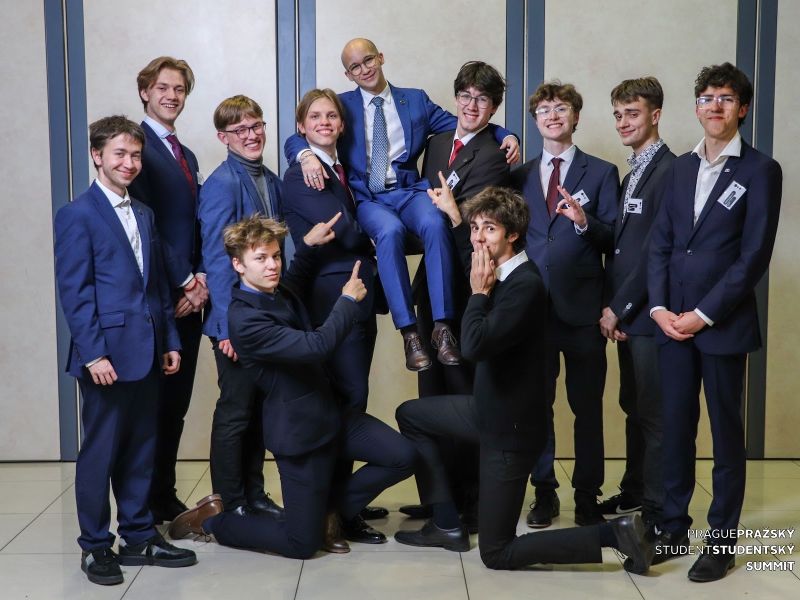 Student naší školy na Pražském studentském summitu