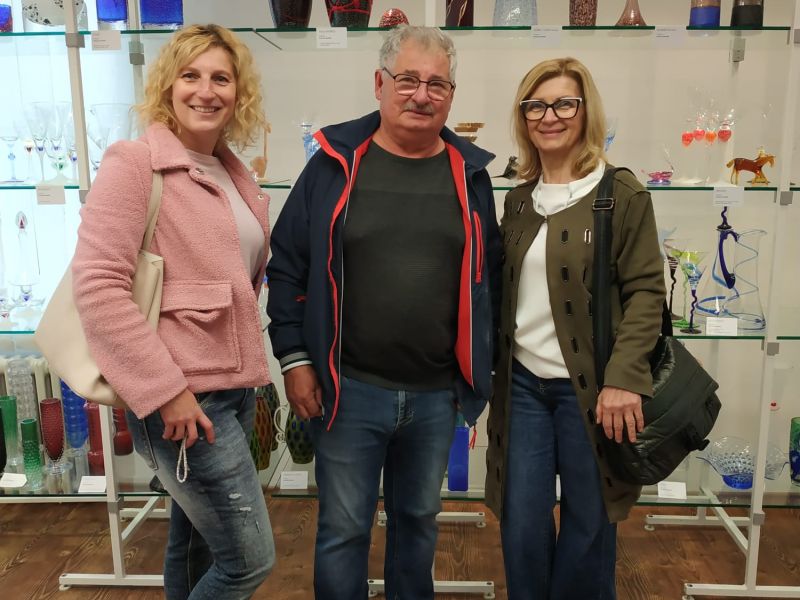 Exkurze druháků do sklárny Květná