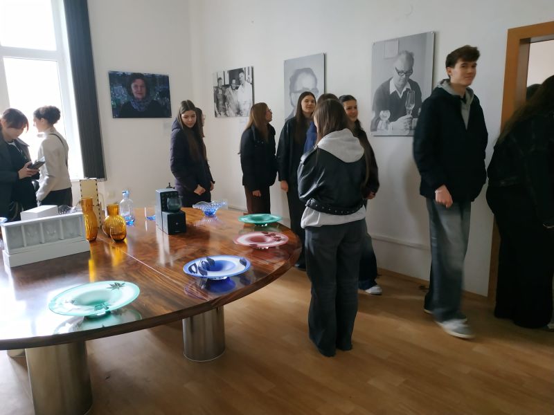Exkurze druháků do sklárny Květná