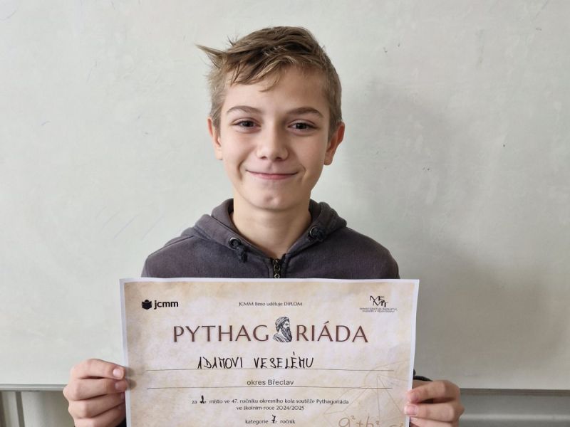 Úspěchy našich žáků na Pythagoriádě